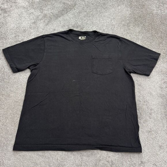 Carhartt K87 Loose Basic T-Shirt Mens Large Black Cotton Crew Neck Pocket Tee - Picture 1 of 11
